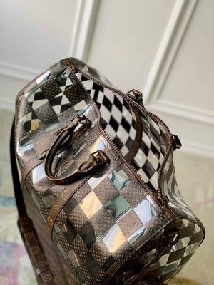 LV M20864 Louis Vuitton Keepall Bandouliere 50 Travel Bag - Default Title - View 9