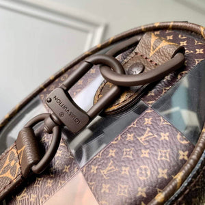 LV M20872 Louis Vuitton Keepall Bandouliere 25 Bag Brown - Default Title - View 4