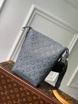 LV M20875 Louis Vuitton Hobo Cruiser PM Bag Gray - Default Title - View 3