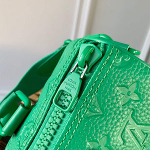 LV M20929 Louis Vuitton Keepall Bandouliere 25 Bag Minty Green - Default Title - View 6