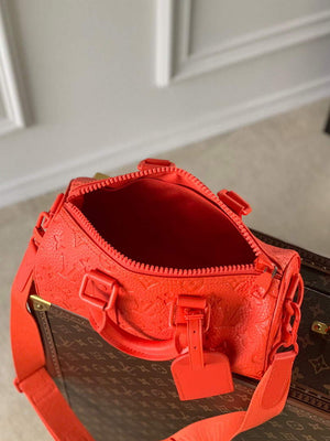 LV M20930 Louis Vuitton Keepall Bandouliere 25 Bag Orange - Default Title - View 5
