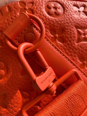 LV M20963 Louis Vuitton Keepall Bandouliere 50 Bag Orange - Default Title - View 6