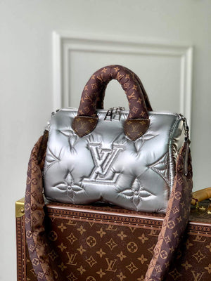 LV M20973 Louis Vuitton Speedy Bandouliere 25 Handbag Silver - Default Title - View 1