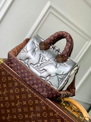LV M20973 Louis Vuitton Speedy Bandouliere 25 Handbag Silver - Default Title - View 2