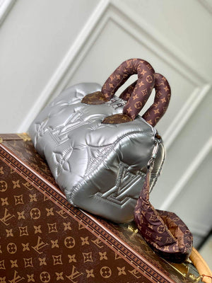 LV M20973 Louis Vuitton Speedy Bandouliere 25 Handbag Silver - Default Title - View 3