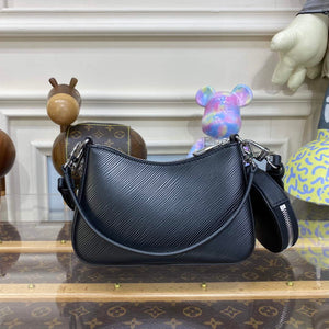 LV M20998 Louis Vuitton Marellini Bag Epi Leather Black - Default Title - View 2