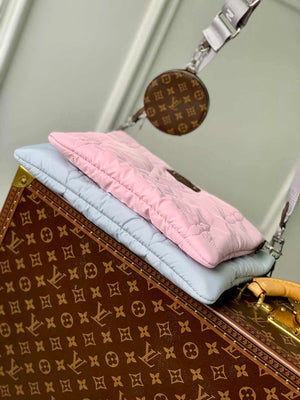 LV M21056 Louis Vuitton Maxi Multi Pochette Accessoires Bag M58977 Silver and Pale Pink - Default Title - View 4