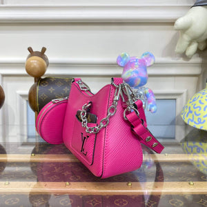 LV M21091 Louis Vuitton Marellini Bag Epi Leather Rose Miami Pink - Default Title - View 2