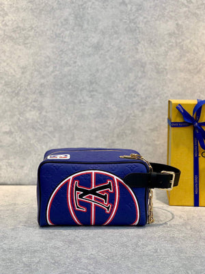 LV M21106 Louis Vuitton cloakroom dopp kit bag blue - Default Title - View 1