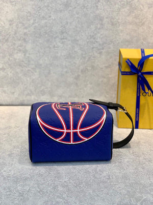 LV M21106 Louis Vuitton cloakroom dopp kit bag blue - Default Title - View 5
