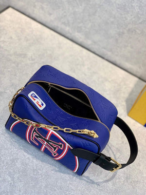LV M21106 Louis Vuitton cloakroom dopp kit bag blue - Default Title - View 8