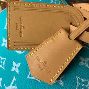 LV M21108 Louis Vuitton Speedy P9 Bandouliere 30 Bag Monogram Leather Fluorescent Lake Blue - Default Title - View 5