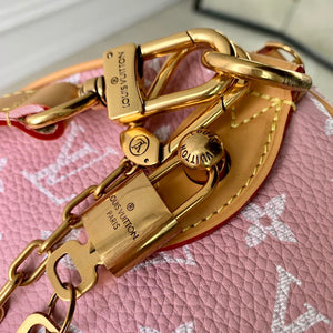 LV M21108 Louis Vuitton Speedy P9 Bandoulière 30 Bag Monogram Leather Pink - Default Title - View 6