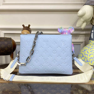LV M21197 Louis Vuitton Coussin PM Bag Ice Blue - Default Title - View 2