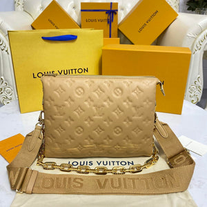 LV M21261 Louis Vuitton Coussin PM Bag Apricot - Default Title - View 1