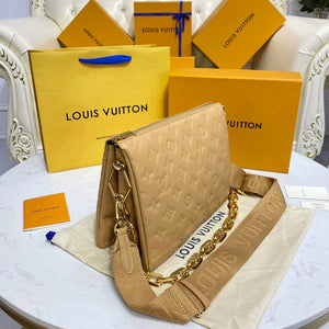 LV M21261 Louis Vuitton Coussin PM Bag Apricot - Default Title - View 2