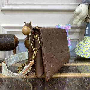 LV M21263 Louis Vuitton Coussin PM Bag Taupe Brown - Default Title - View 2