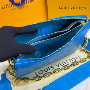 LV M21282 Louis Vuitton Coussin PM Bag Turquoise blue - Default Title - View 9