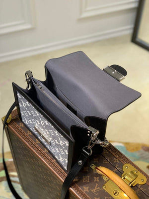 LV M21458 Louis Vuitton Dauphine MM Bag Grey - Default Title - View 5