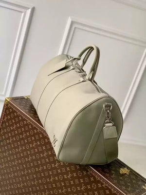 LV M21536 Louis Vuitton Keepall Bandouliere 50 Keepall Bandouli¨¨re LV Aerogram Khaki - Default Title - View 2