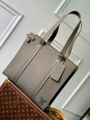 LV M21542 Louis Vuitton Takeoff Tote Bag Khaki - Default Title - View 1