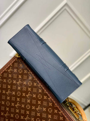 LV M21542 Louis Vuitton Takeoff Tote Bag Navy Blue - Default Title - View 4