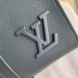 LV M21542 Louis Vuitton Takeoff Tote Bag Navy Blue - Default Title - View 5