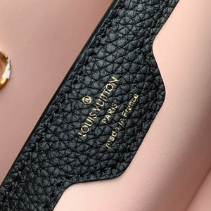 LV M21641 Louis Vuitton Capucines MM Handbag Black - Default Title - View 9