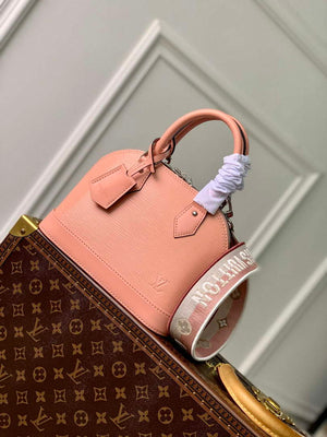 LV M21682 Louis Vuitton Alma BB Bag Rose Trianon Pink - Default Title - View 1