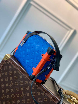 LV M21709 Louis Vuitton Side Trunk PM Bag Blue - Default Title - View 2