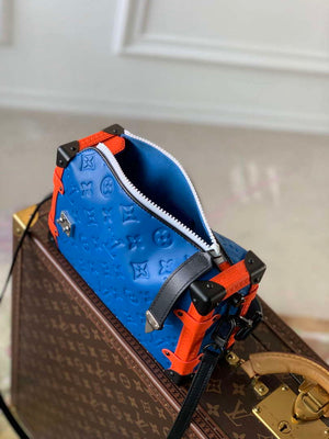 LV M21709 Louis Vuitton Side Trunk PM Bag Blue - Default Title - View 5