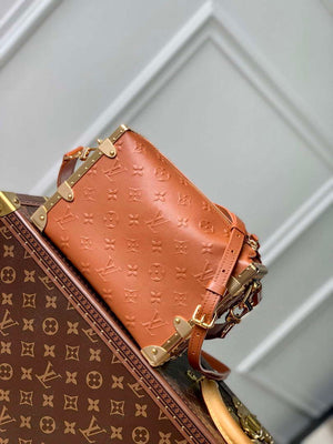 LV M21741 Louis Vuitton Side Trunk PM Bag Tan Brown - Default Title - View 2