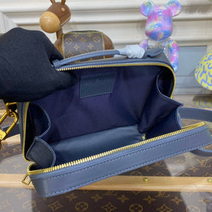 LV M21833 Louis Vuitton Handle Soft Trunk Bag Dark Shadow Grey - Default Title - View 9