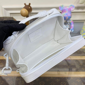 LV M21833 Louis Vuitton Handle Soft Trunk Bag Optic White - Default Title - View 9