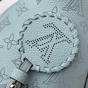 LV M21849 Louis Vuitton Blossom PM Tote Bag Mahina leather Sky blue - Default Title - View 6