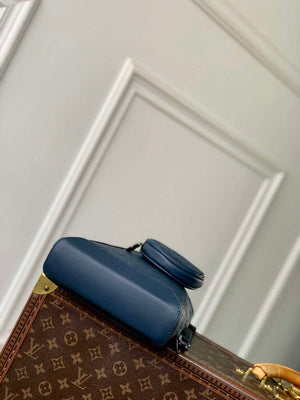 LV M21890 Louis Vuitton Duo Slingbag Calf Leather Blue - Default Title - View 4