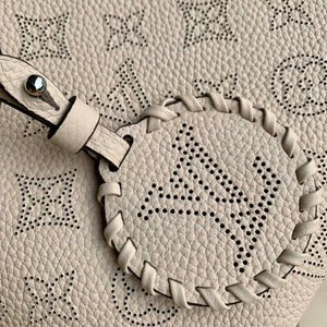 LV M21909 Louis Vuitton Blossom PM Mahina Tote Bag Beige - Default Title - View 7