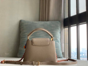 LV M22121 Louis Vuitton Capucines Mini Handbag Gray - Default Title - View 3