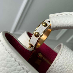 LV M22121 Louis Vuitton Capucines Mini Handbag Snow White - Default Title - View 6