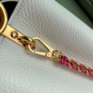 LV M22121 Louis Vuitton Capucines MM Handbag Snow White - Default Title - View 7