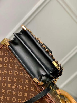 LV M22276 Louis Vuitton Dauphine MM Bag Black - Default Title - View 4