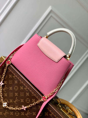 LV M22375 Louis Vuitton Capucines BB Bag Pink - Default Title - View 4