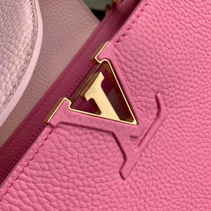 LV M22375 Louis Vuitton Capucines MM Handbag Pink - Default Title - View 5