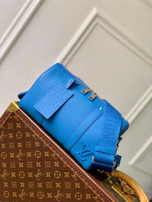 LV M22486 Louis Vuitton City Keepall Travel Bag Bright Blue - Default Title - View 1