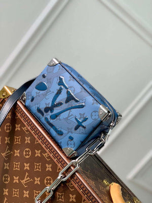 LV M22588 Louis Vuitton Mini Soft Trunk Bag Abyss Blue - Default Title - View 2