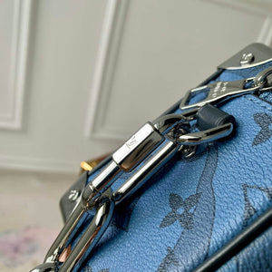 LV M22588 Louis Vuitton Mini Soft Trunk Bag Abyss Blue - Default Title - View 8