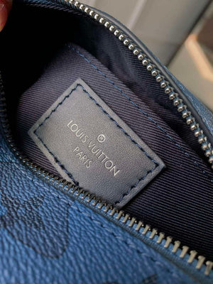 LV M22588 Louis Vuitton Mini Soft Trunk Bag Abyss Blue - Default Title - View 9