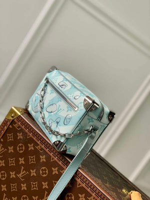 LV M22588 Louis Vuitton Mini Soft Trunk Bag Crystal Blue - Default Title - View 2