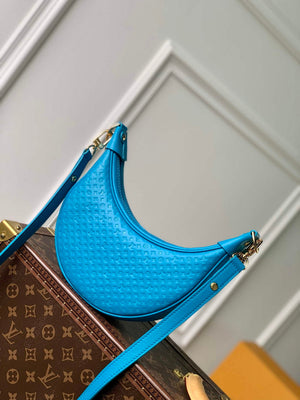 LV M22593 Louis Vuitton Loop Baguette Handbag Blue - Default Title - View 3