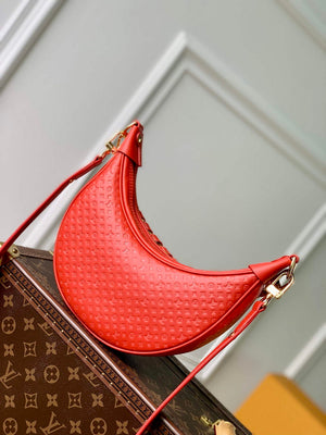 LV M22594 Louis Vuitton Loop Baguette Handbag Red - Default Title - View 3